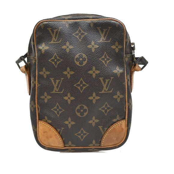 LOUIS VUITTON Danube Shoulder Bag Monogram Leather Brown France M45266 31EF095 - Picture 16 of 16